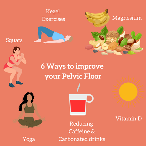 6 Ways to improve your Pelvic Floor | HotTea Mama