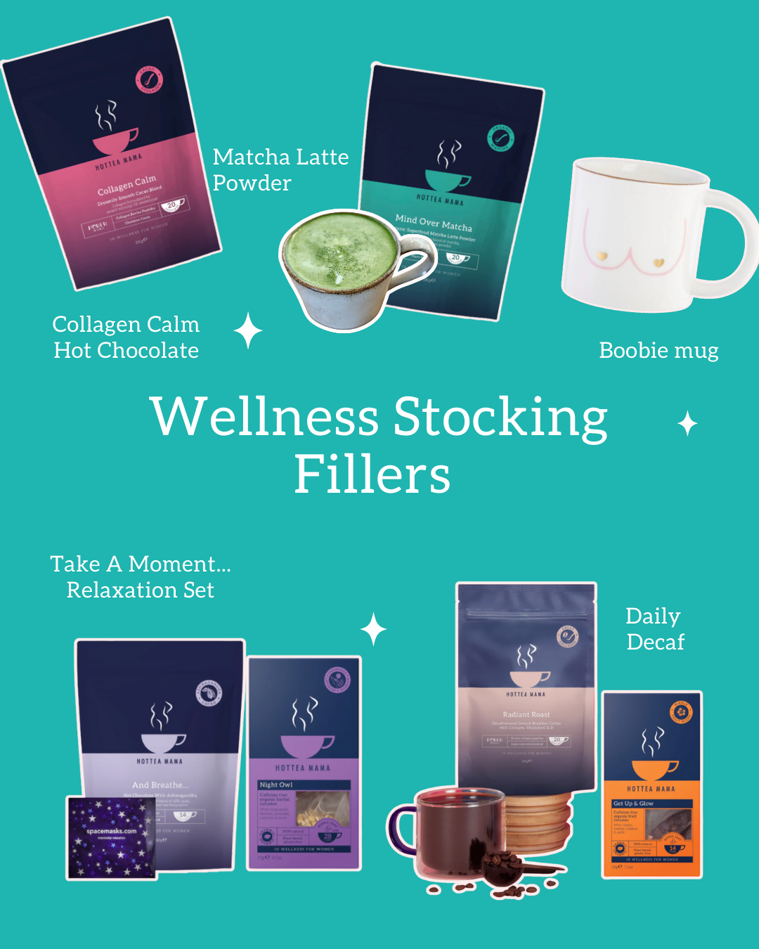 Infographic Showing Stocking Fillers with added benefits