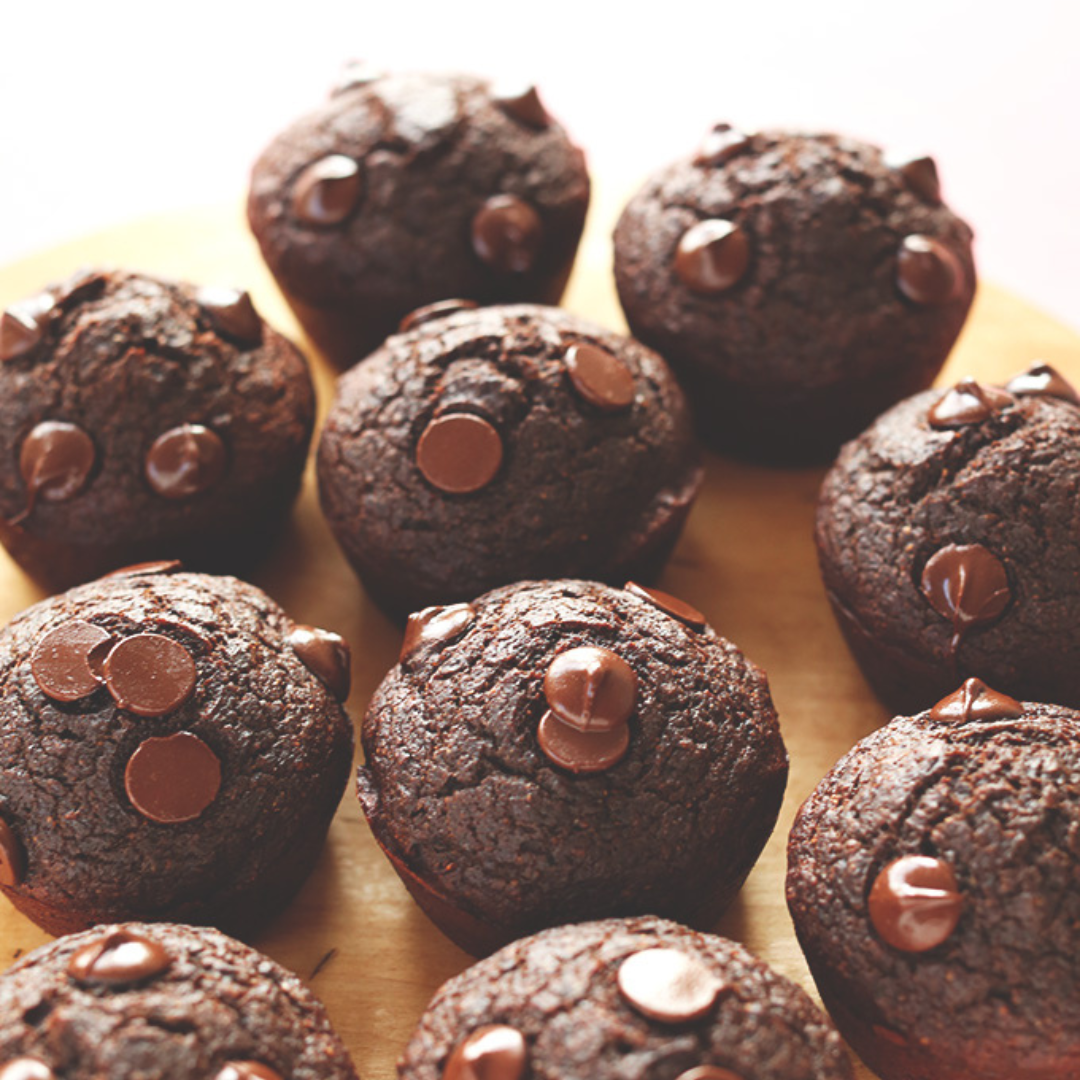 Chocolate and Beetroot Endometriosis Muffins