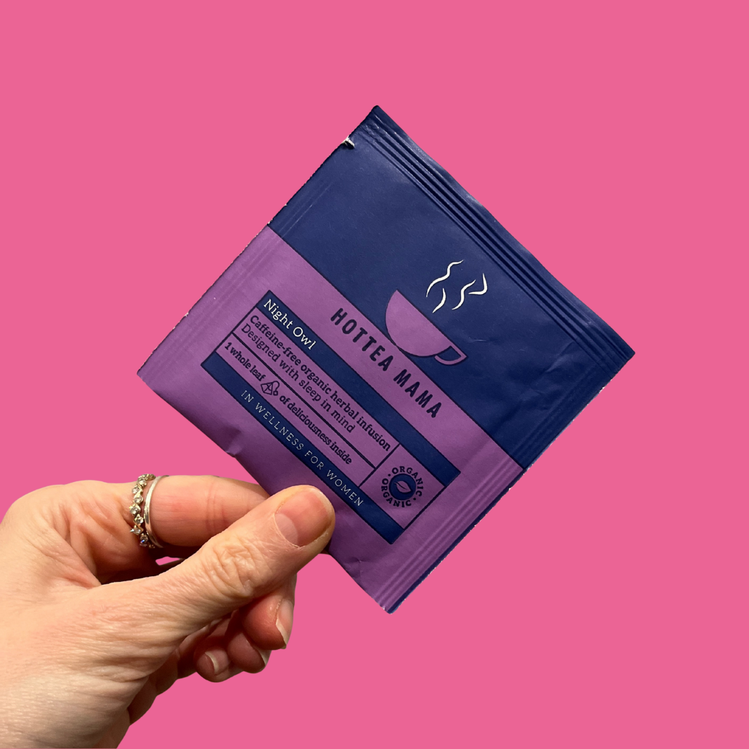 HotTea Mama Night Owl sample is the perfect way to try this award winning sleepy tea for breastfeeding and menopause