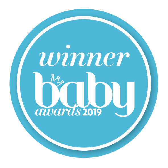 UK Baby Awards 2019 Best Maternity Product award logo for HotTea Mama The Final Push Raspberry Leaf Tea