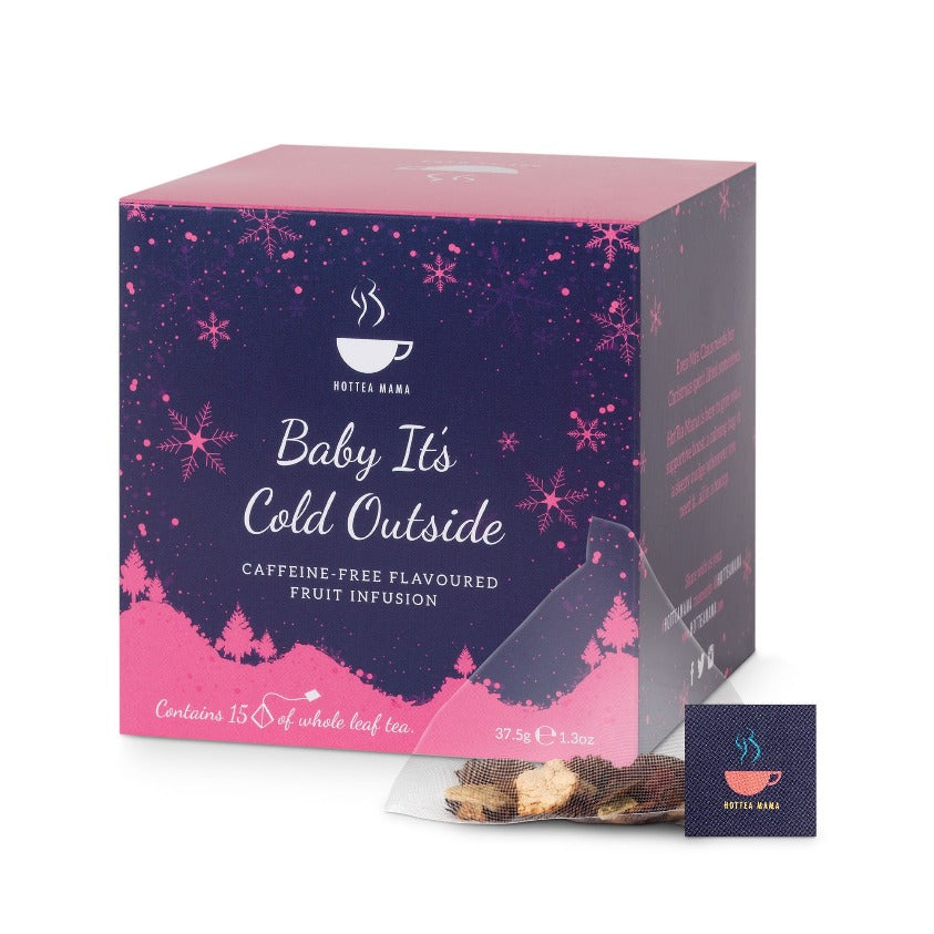 Baby It's Cold Outside Christmas tea in 15 whole leaf biodegradabale tea bags