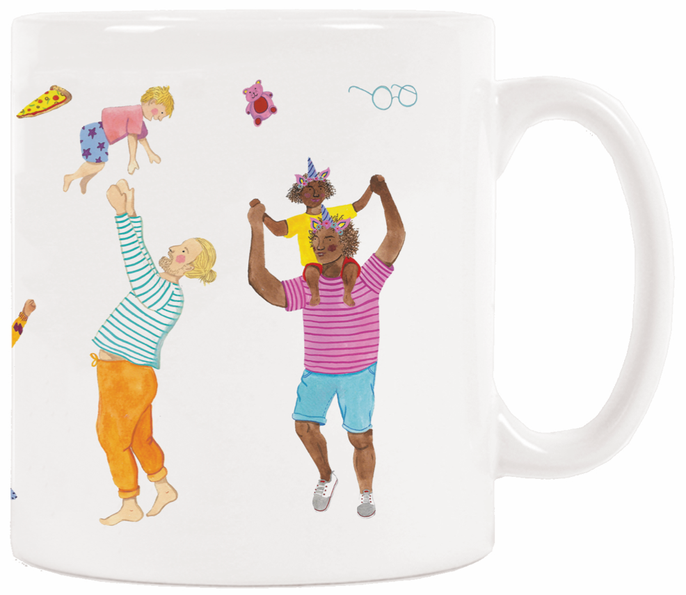 HotTea Mama Dads Are Dope Mug Side 2